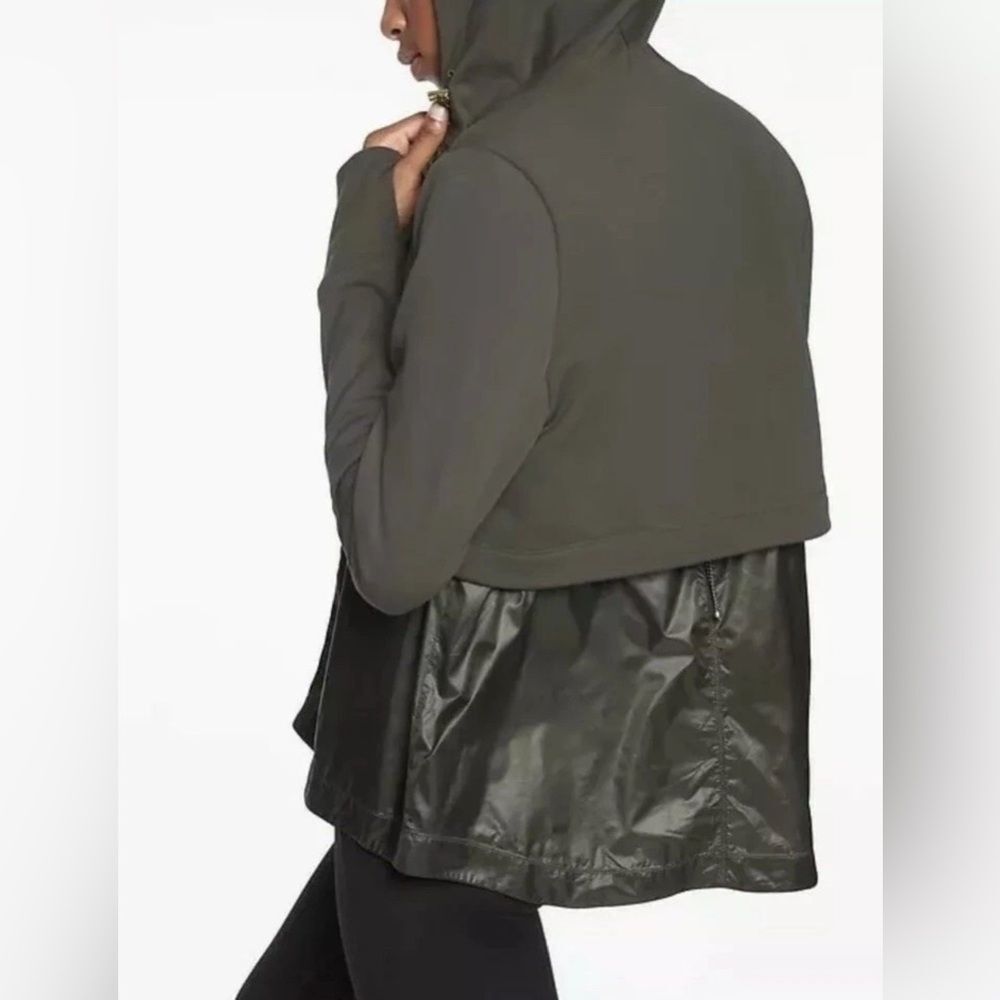 Athleta Black Windy Point Hooded Jacket Size S - Picture 12 of 13